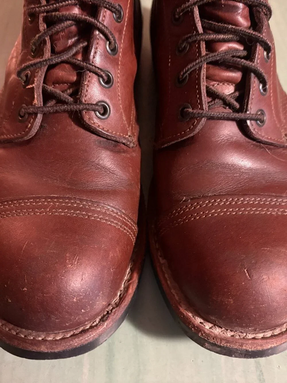 Mens Red Wing Indian Motorcycles Iron Ranger 4313 Cap Toe Boots Size 10 D